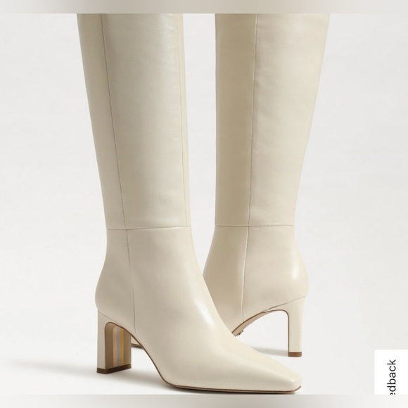 Sam Edelman SYLVIA Knee High Boot in cream Size 6.5 New with Tag - Picture 6 of 11